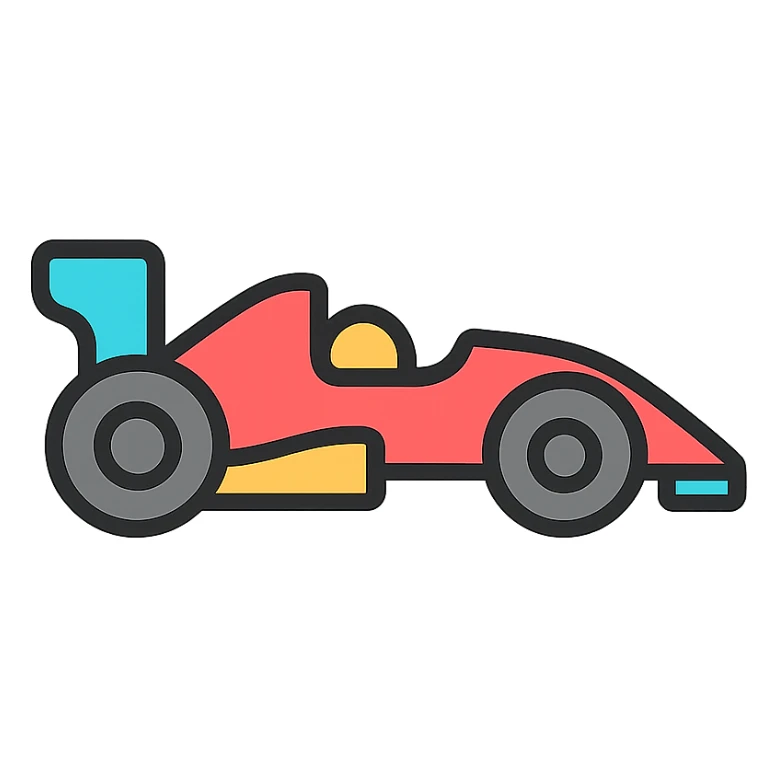 racecar sticker