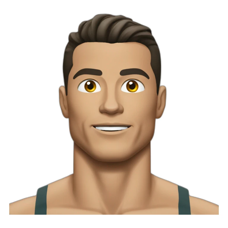 Cristiano Ronaldo say shut  sticker