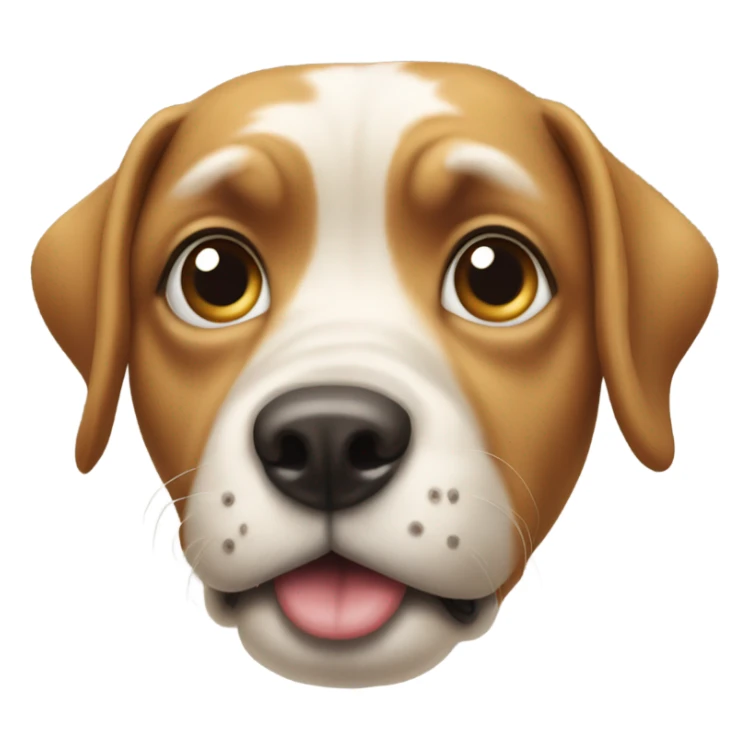 Dog with huge eyes  sticker