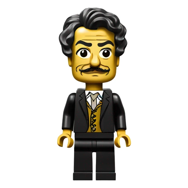 salvador dali lego full body sticker