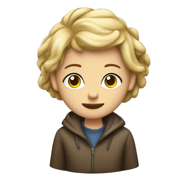 junge Frau umarmt jungen Mann von hinten. sticker