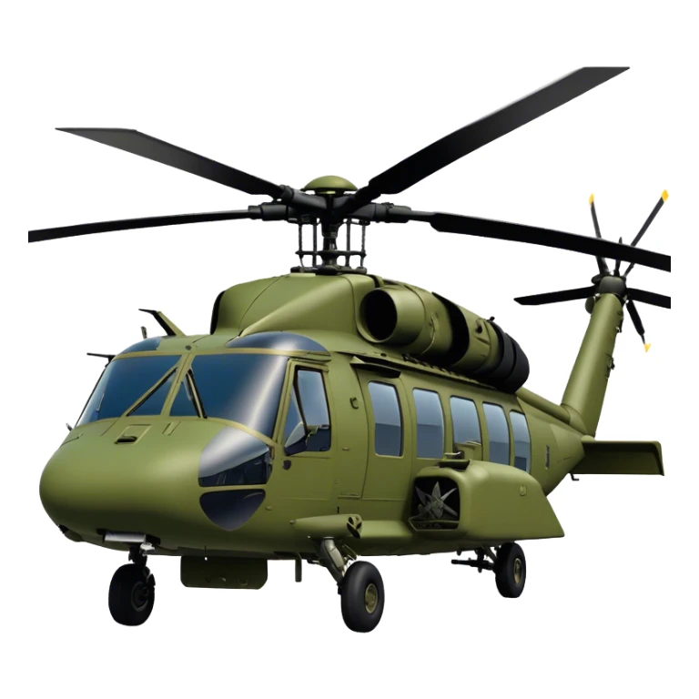 Sikorsky UH-60 Black Hawk - Sikorsky (Model Year: 2022) (Iconic colour: Olive green) sticker