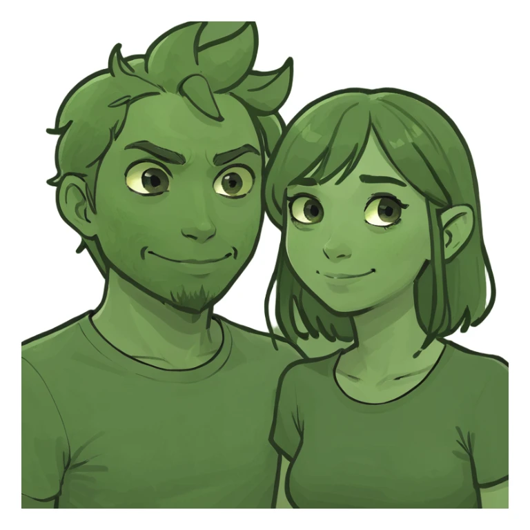 Jai and his girlfriend  sticker