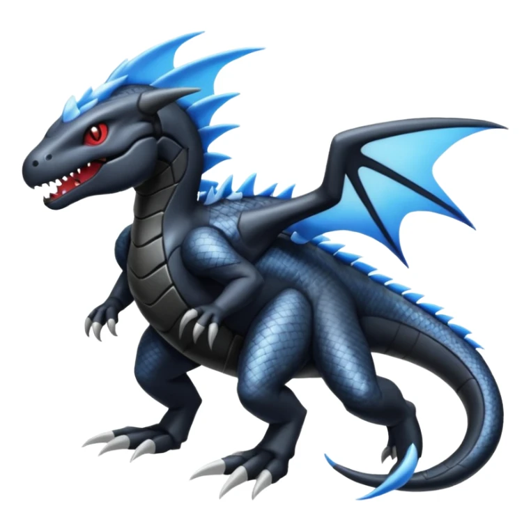 Salandit-Zekrom-Palkia-Fakémon-hybrid-creature (full body)  sticker