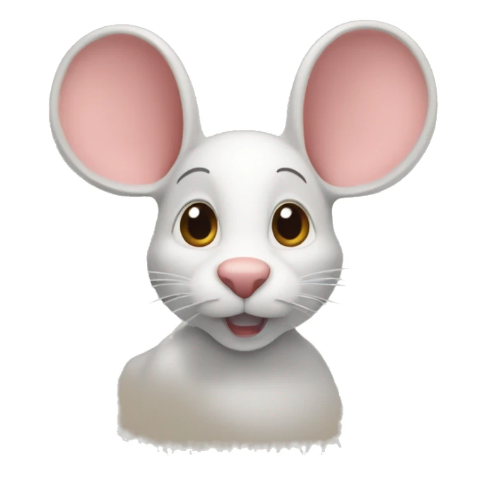Main manche avec le mouse replié dans le premier doigt replié dans la sticker