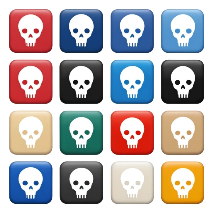 Radiohead albums sticker