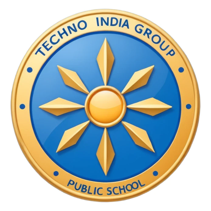 Techno India group public school logo sticker