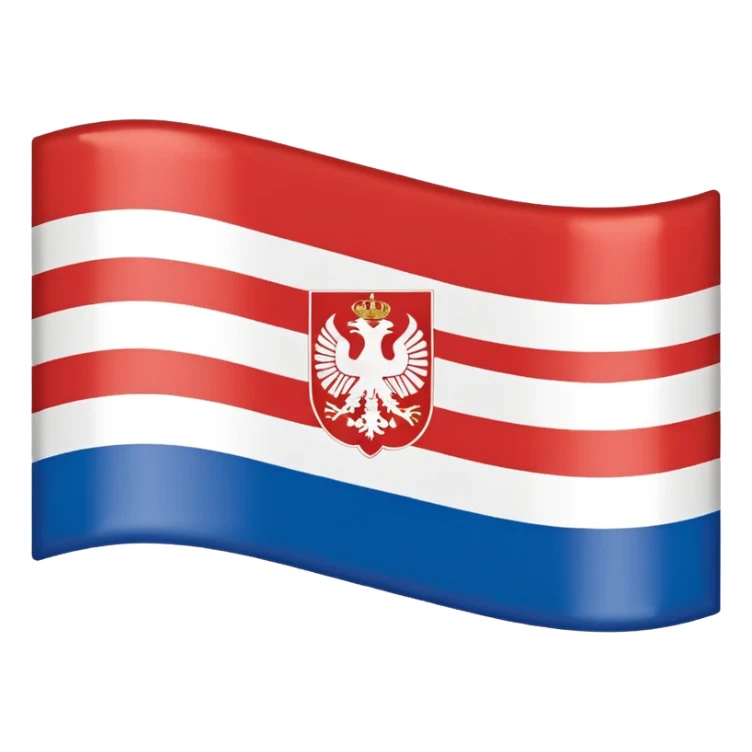 make me a emoji with serbian empire a  flag from 1914 sticker