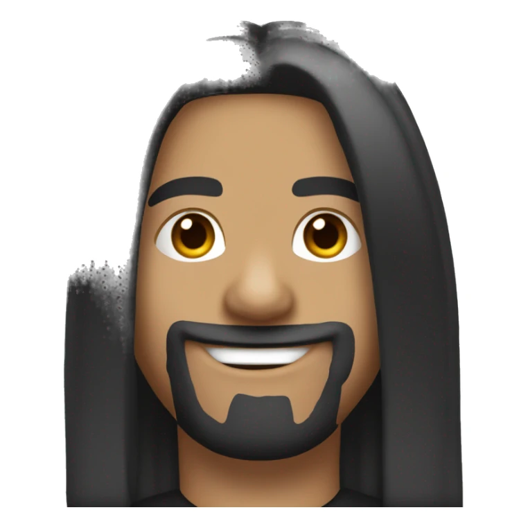 chevy camaro with long dark hair and a full smile sticker