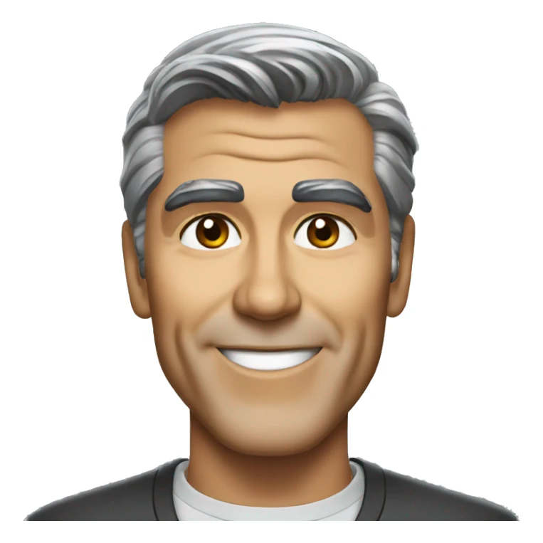 george clooney sticker