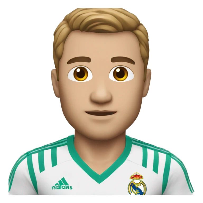 My own Memoji with Real Madrid shirt sticker