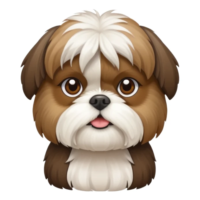 haircut shih tzu sticker