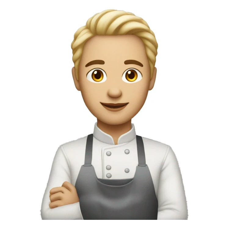 light-skinned restaurateur and blogger shake hands with perfect eyes sticker