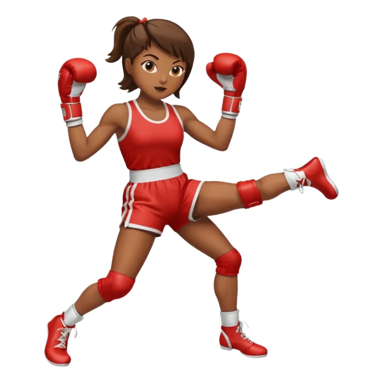 womanthai boxing wear boxing suit hit click high legs sticker