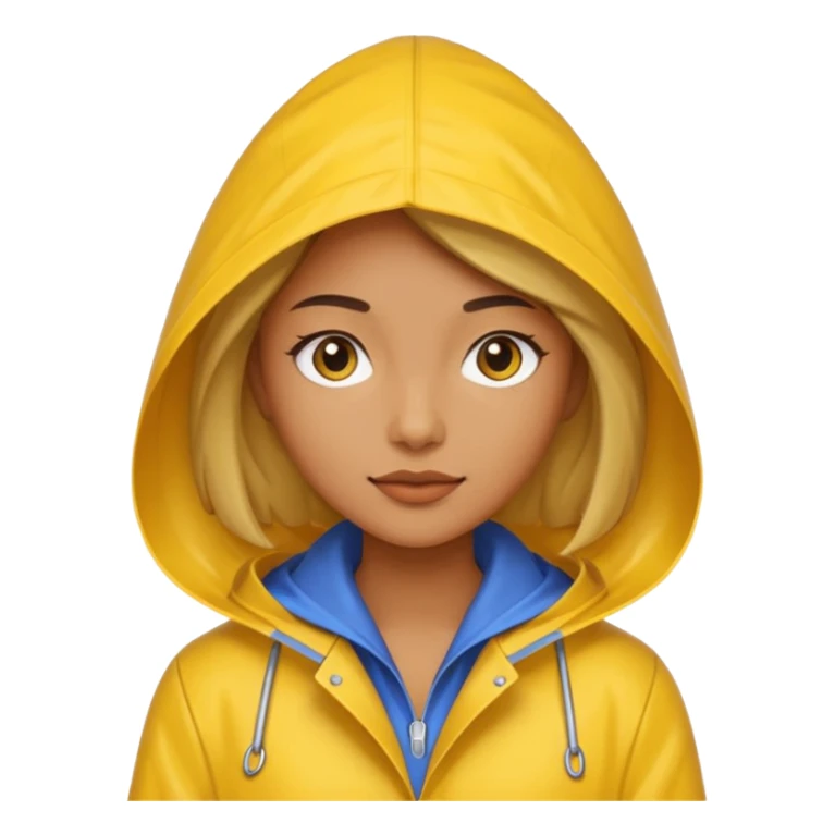 Raincoat Pedestrian woman sticker
