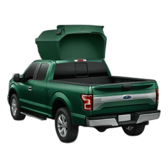 Dark green f150 sticker