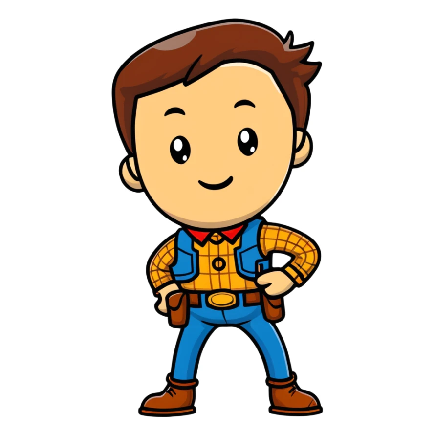 Woody from Toy Story sticker