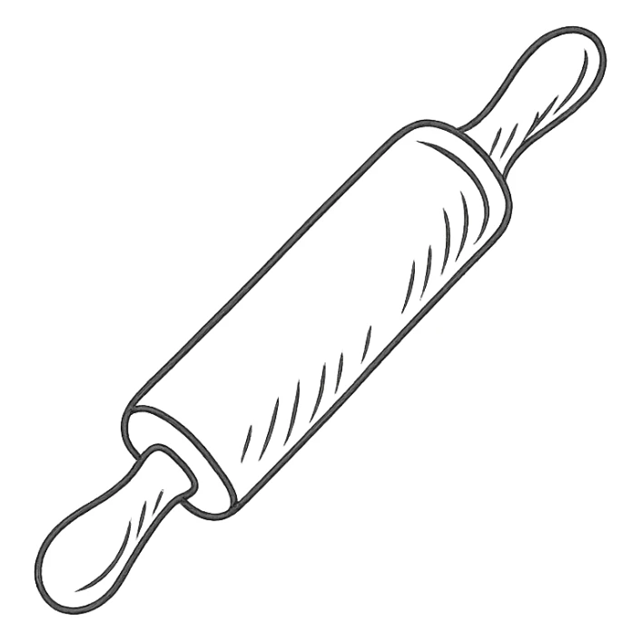 rolling pin sticker