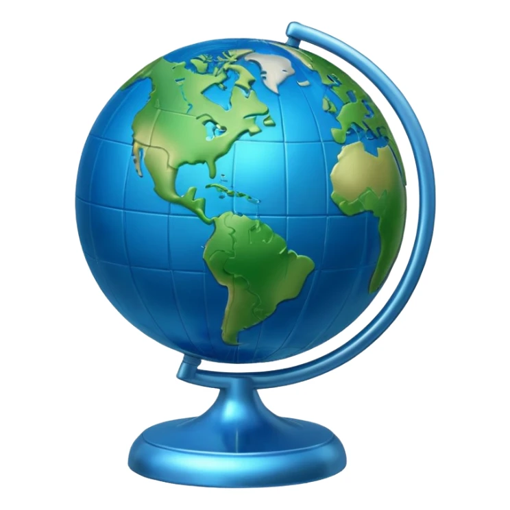 world globe emoji sticker