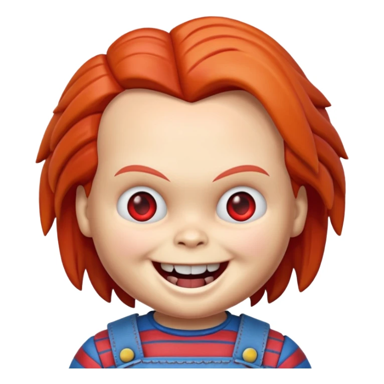 Un emojin de chuky sticker