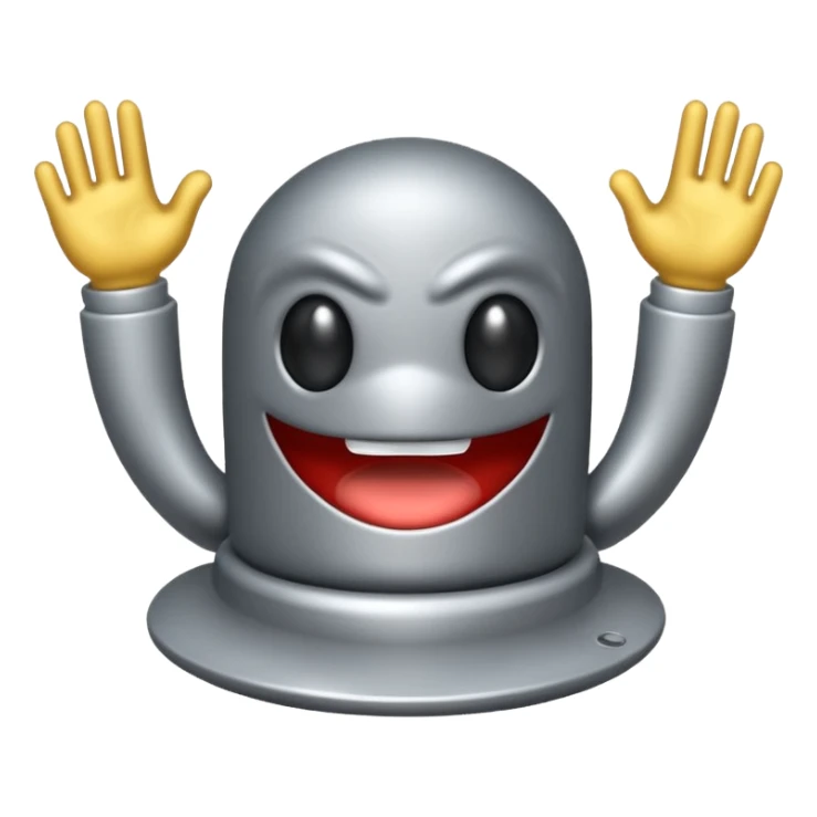 Genera un'emoji che rappresenti insieme una sega e l'indifferenza (intesa come indecisione) sticker