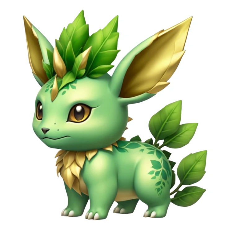 Shiny Exotic Ivysaur-Leafeon-Bayleaf-Hybrid-Creature sticker