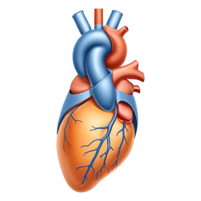 A symbolic male reproductive system, abstract medical illustration sticker