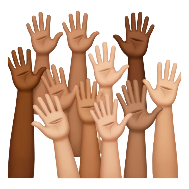 Hand Emojis of gang sings sticker