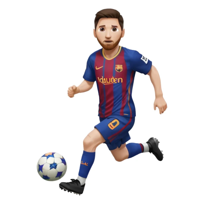 Is like a messi fcbarcelona sticker