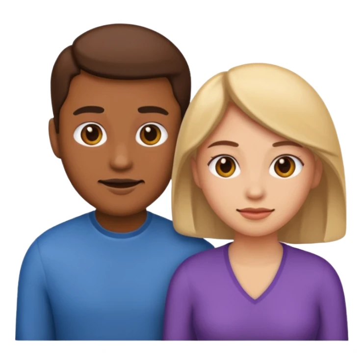 gender man and women logo emoji sticker