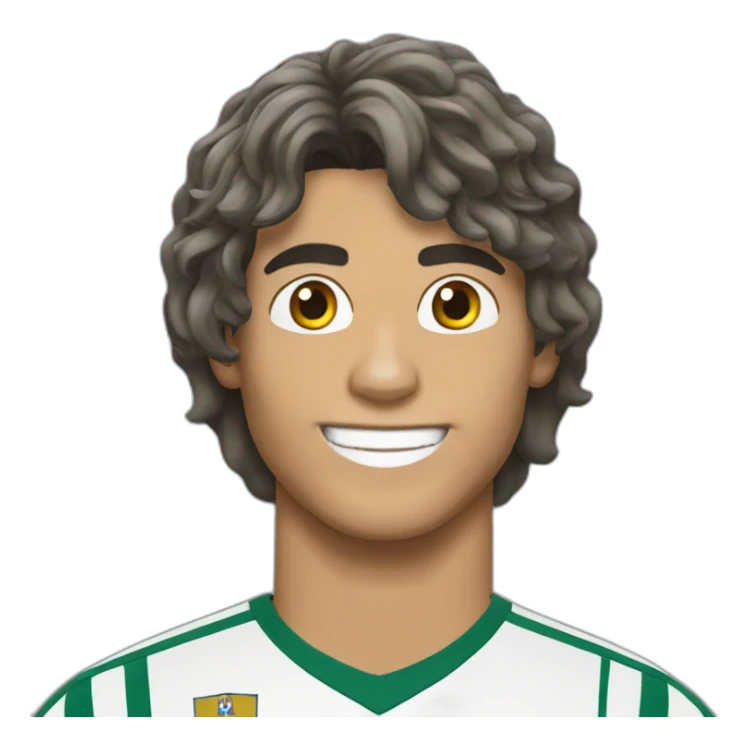 cristiano ronaldo wearing wig sticker