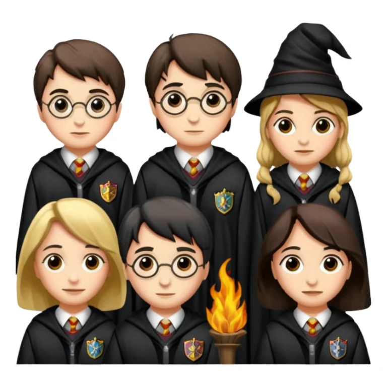 Harry Potter asa sade ve şık ağaçtan yapılmış tutma yeri ve siyah gövde sticker