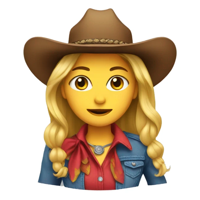 Cowgirl sticker