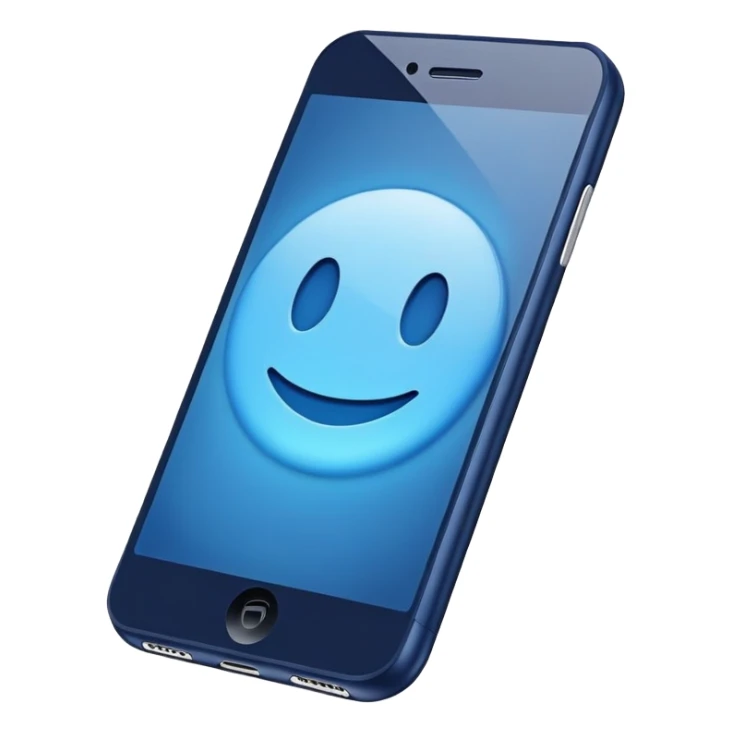 Emoji of a mobile's cover sticker