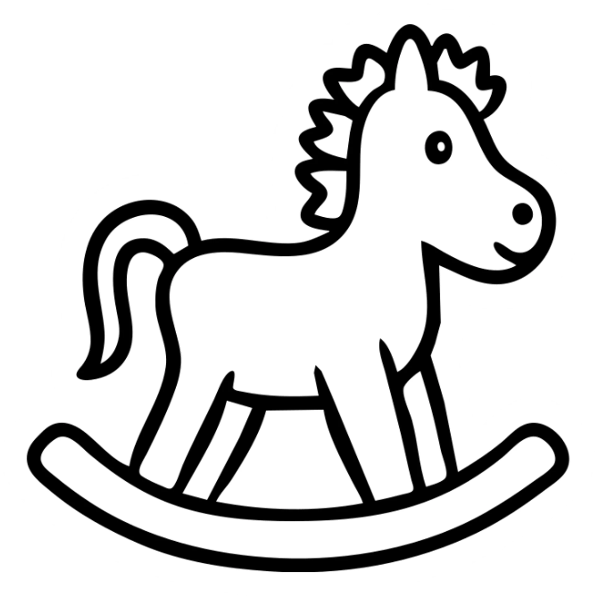 rocking horse toy sticker