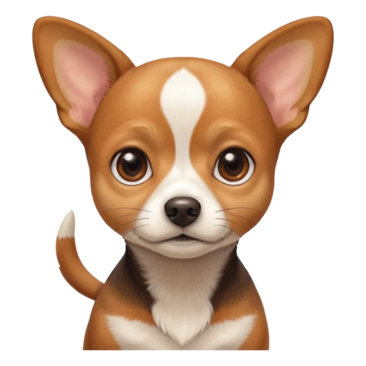 un chien croisé beagle et chihuahua sticker