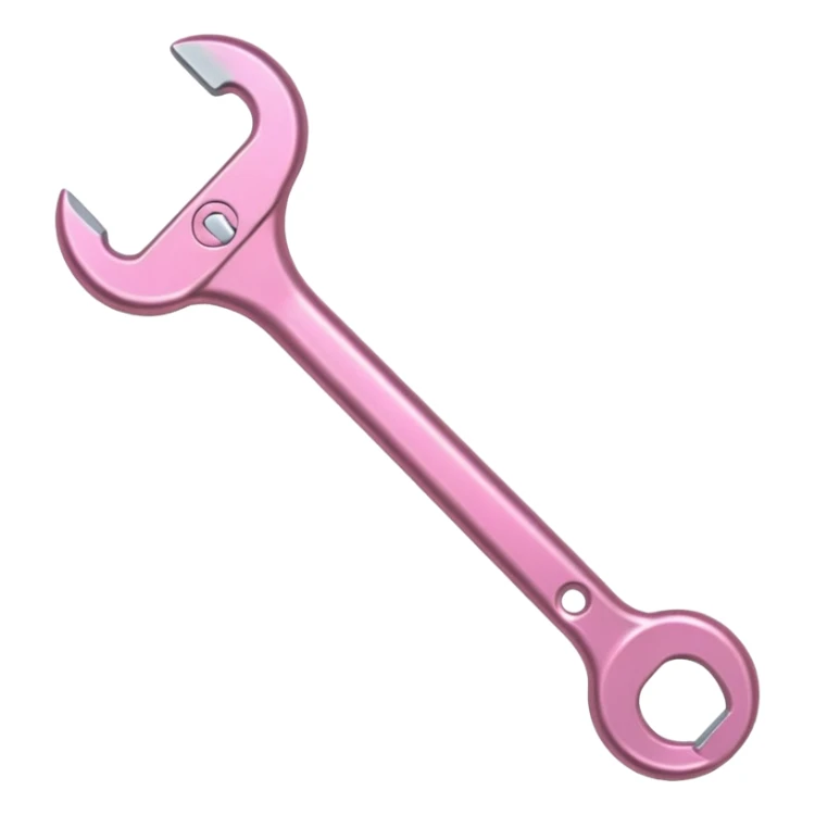pink wrench sticker