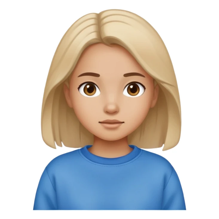 A girl in a sweatshirt is walking sticker