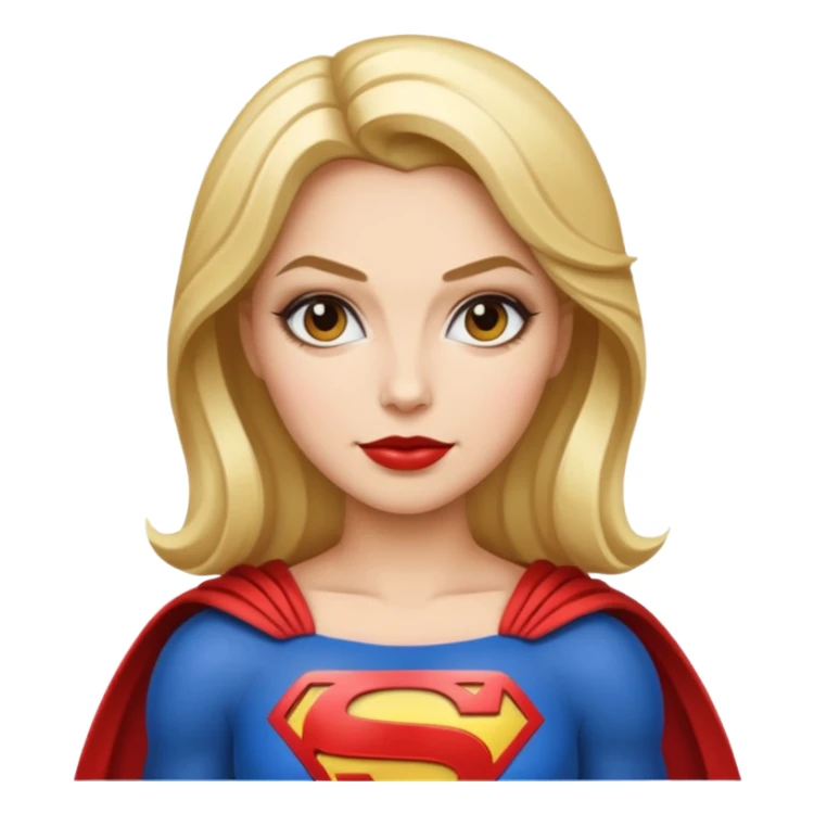 Glamour Superwoman (iphone emoji styled) sticker