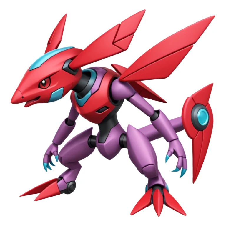 Heliolisk-Vikavolt-Weavile-Cyclizar-Genesect-Pokémon, full body sticker