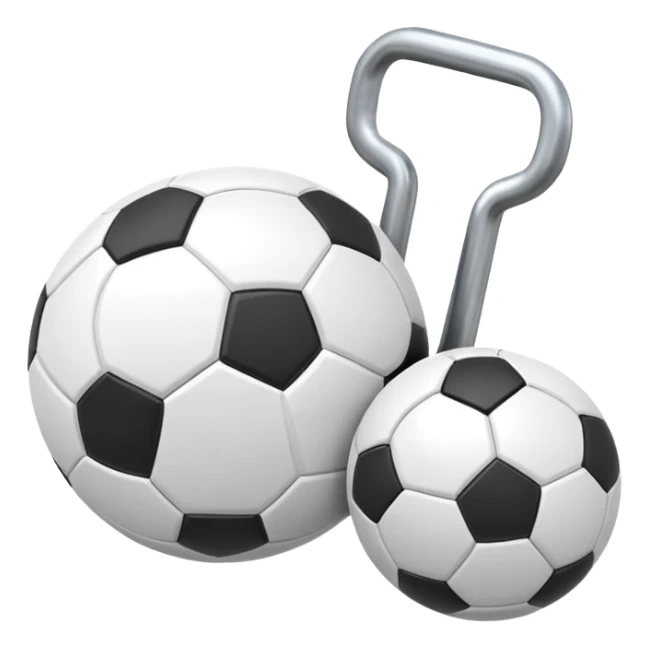 Haz un poste de una porteria de futbol sticker