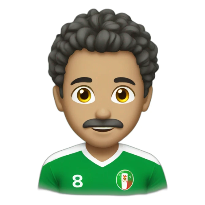 Algeria winning thé World cup sticker