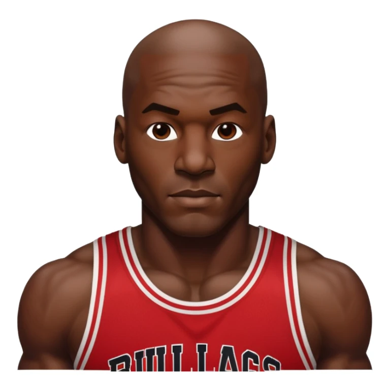 Hyper-realistic Michael Jordan number 23 Chicago Bulls sticker