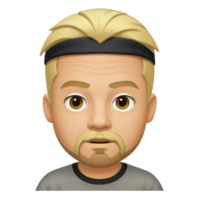 Shifty Shellshock from Crazy Town with blonde hair sticker