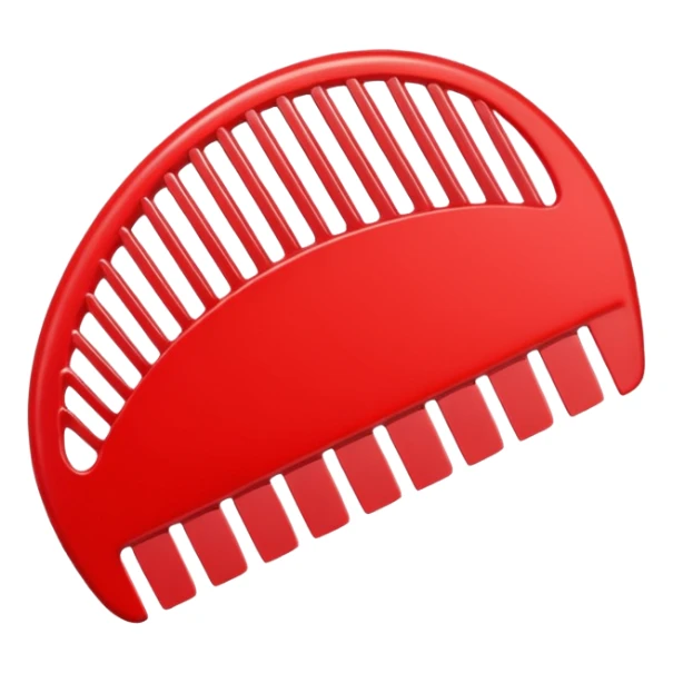 comb red sticker