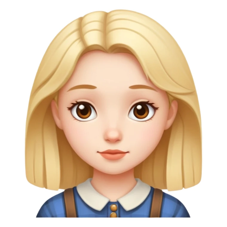 Cute Village core girl  sticker