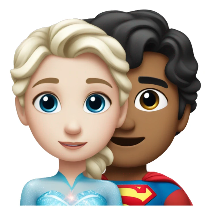 son/daughter of elsa and superman sticker