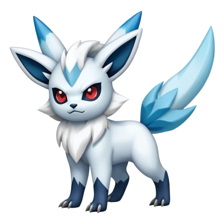 Absol-Glaceon-Zangoose-Hybrid (Full body) sticker