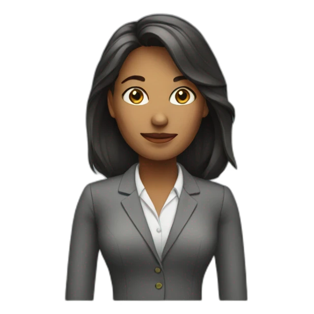 businesswoman sticker