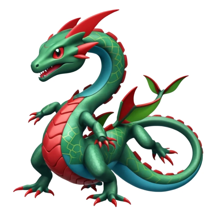 Rayquaza-Zygarde-Salamence-fusion (full body) sticker